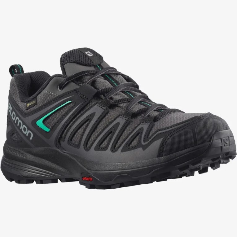 Salomon X Crest GTX Women's Hiking Shoes Black | CA 53G16